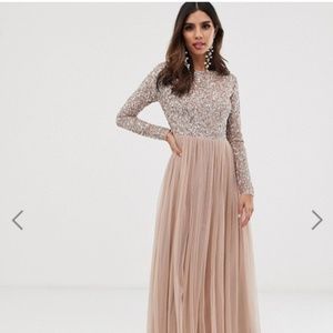ASOS Maya Longsleeve Bridesmaid Dress